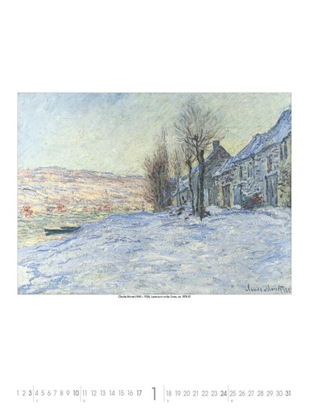 Obrázky: IMPRESSIONISTS, nástěnný kalendář 420x560 mm, Obrázek 2