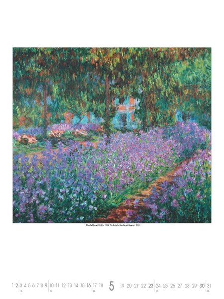 Obrázky: IMPRESSIONISTS, nástěnný kalendář 420x560 mm, Obrázek 9