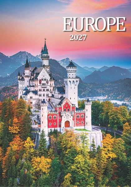 Obrázky: EUROPE, nástěnný kalendář 340x485 mm
