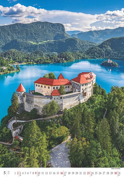 Obrázky: EUROPE, nástěnný kalendář 340x485 mm, Obrázek 9