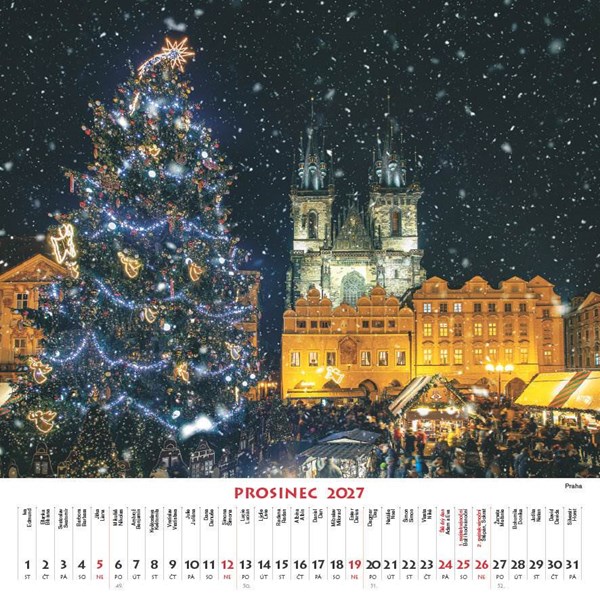 Obrázky: ČESKÉ PAMÁTKY, nástěnný kalendář 330x330 mm, Obrázek 5