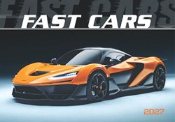 Obrázky: FAST CARS, nástěnný kalendář 485x340 mm