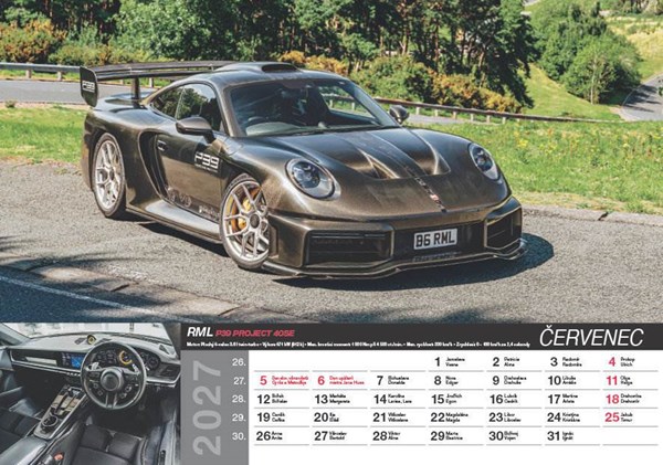 Obrázky: FAST CARS, nástěnný kalendář 485x340 mm, Obrázek 11