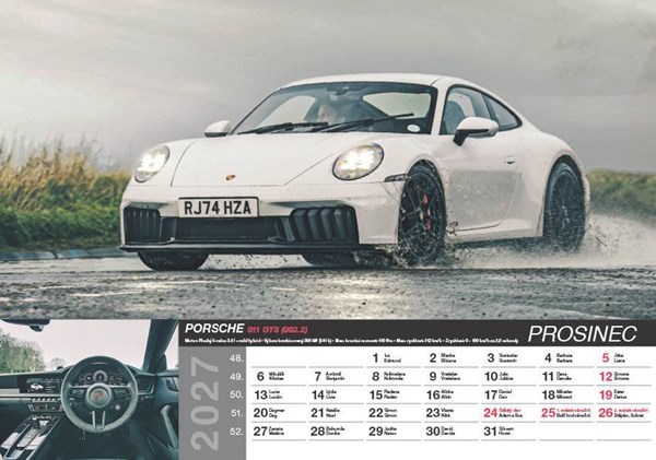Obrázky: FAST CARS, nástěnný kalendář 485x340 mm, Obrázek 5