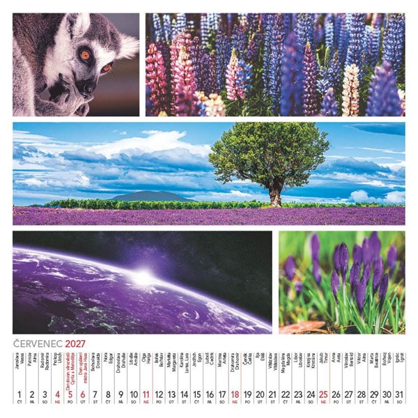Obrázky: COLOURS OF NATURE, nástěnný kalendář 330x330 mm, Obrázek 11