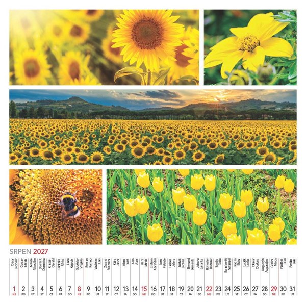 Obrázky: COLOURS OF NATURE, nástěnný kalendář 330x330 mm, Obrázek 12