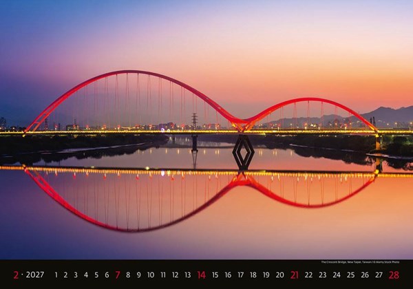 Obrázky: BRIDGES, nástěnný kalendář 450 x 315mm, Obrázek 3