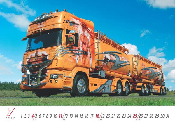 Obrázky: TRUCKS, nástěnný kalendář 485x340 mm, Obrázek 11