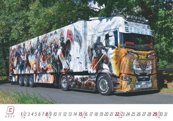 Obrázky: TRUCKS, nástěnný kalendář 485x340 mm, Obrázek 12