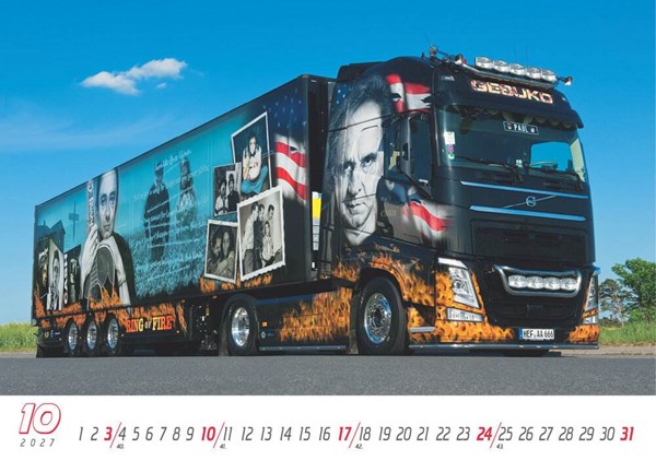 Obrázky: TRUCKS, nástěnný kalendář 485x340 mm, Obrázek 3