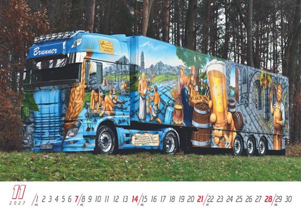 Obrázky: TRUCKS, nástěnný kalendář 485x340 mm, Obrázek 4