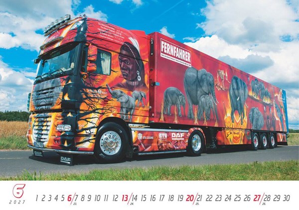 Obrázky: TRUCKS, nástěnný kalendář 485x340 mm, Obrázek 10