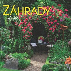 Obrázky: ZÁHRADY, nástenný kalendár 330x330 mm