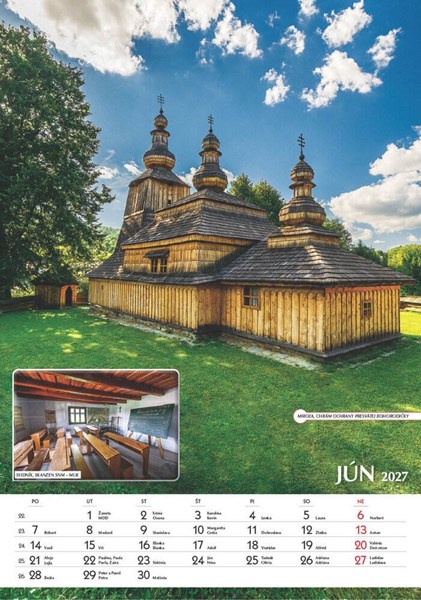 Obrázky: SPOZNÁVAME SLOVENSKO, nástenný kalendár 340x485 mm, Obrázek 10
