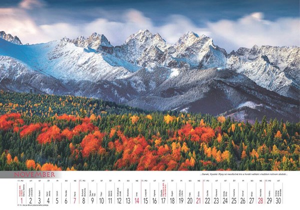 Obrázky: SLOVENSKO V OBRAZOCH, nástenný kalendár 485x340 mm, Obrázek 4