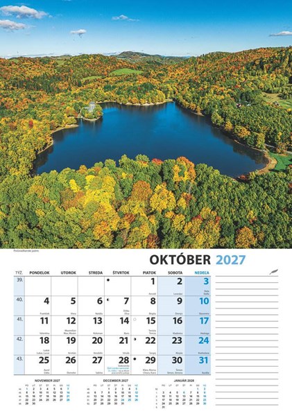 Obrázky: SLOVENSKO Z VÝŠKY, nástenný kalendár 340x485 mm, Obrázek 3