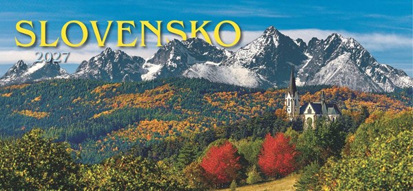 Obrázky: SLOVENSKO II., stolový riadkový kalendár, 297x138mm, Obrázek 2