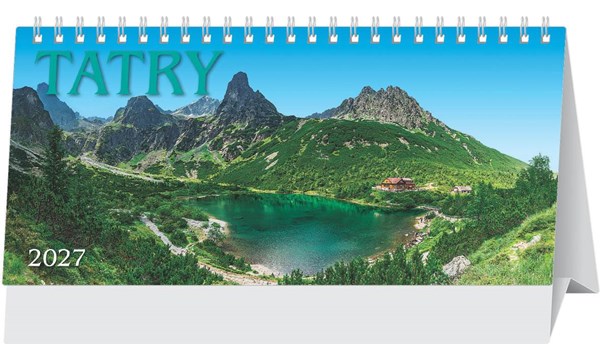 Obrázky: TATRY, stolový stĺpcový kalendár, 297x138 mm
