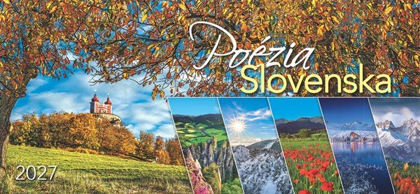 Obrázky: POÉZIA SLOVENSKA, stolový štrnásťdenný kalendár, 297x138 mm, Obrázek 2