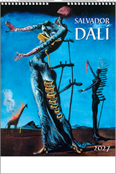 Obrázky: SALVADOR DALÍ, nástěnný kalendář 420x560 mm