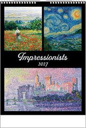 Obrázky: IMPRESSIONISTS, nástěnný kalendář 420x560 mm