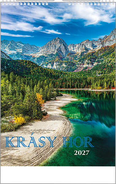 Obrázky: KRÁSY HOR, nástěnný kalendář 340x485 mm