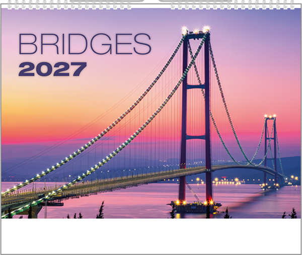 Obrázky: BRIDGES, nástěnný kalendář 450 x 315mm