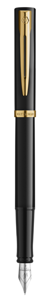 Obrázky: WATERMAN Impression Black GT, plnicí pero, hrot M