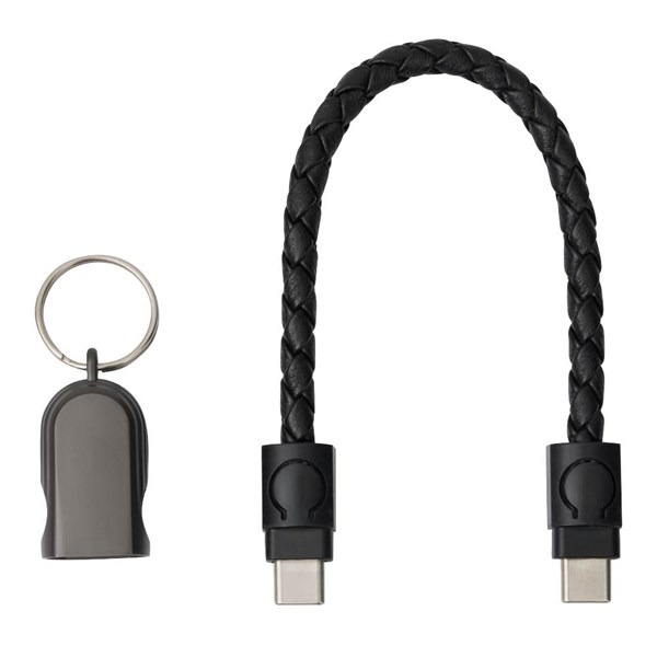 Obrázky: Kovová klíčenka s rychlonabíjecím 60W USB-C kabelem, Obrázek 4