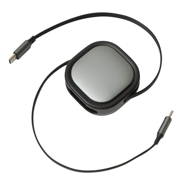 Obrázky: Samonavíjecí 60W nabíjecí/ datový kabel USB-C, Obrázek 2