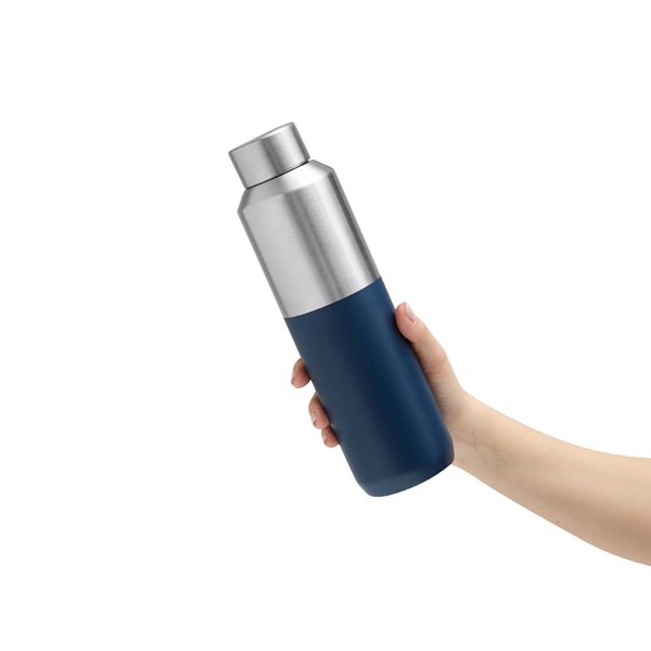 Obrázky: Vakuová termoláhev z rec. nerezu 600ml, modrá, Obrázek 11