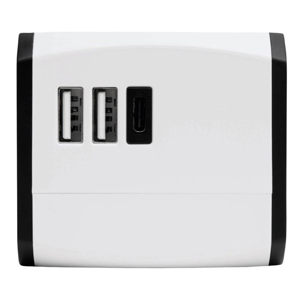 Obrázky: Cest.adaptér se 3 nab.porty (2xUSB A, 1xUSB C) 2,4A, Obrázek 3
