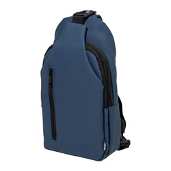 Obrázky: Nepromokavá crossbody RPET taška, modrá
