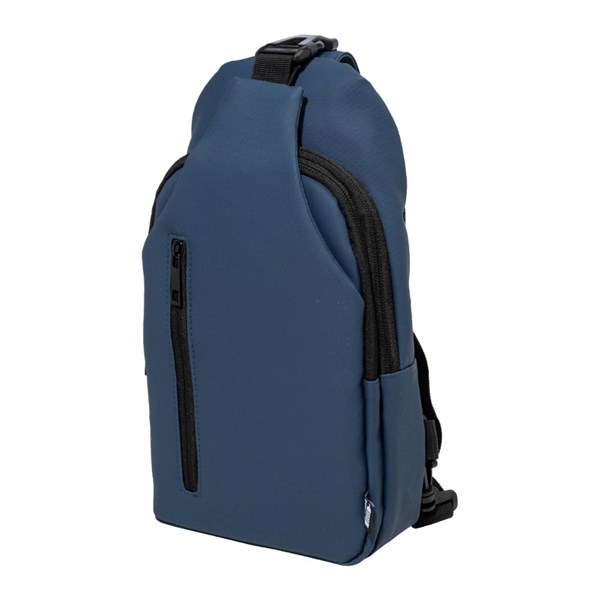 Obrázky: Nepromokavá crossbody RPET taška, modrá