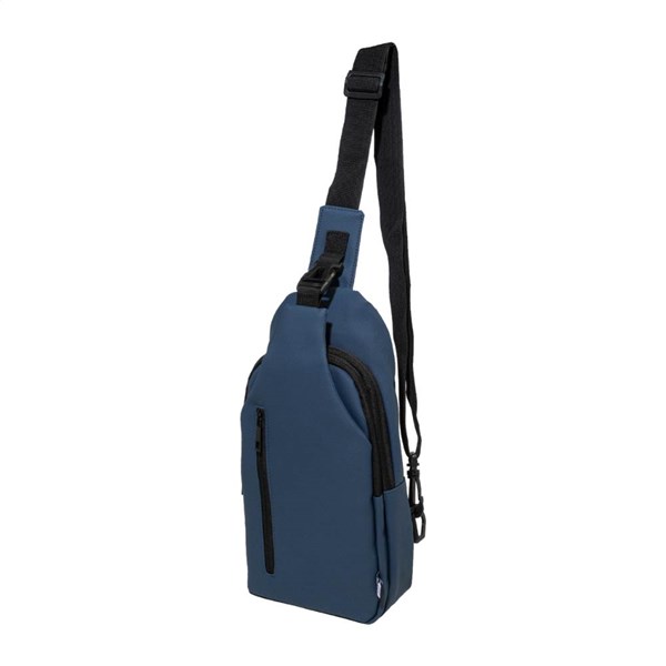 Obrázky: Nepromokavá crossbody RPET taška, modrá, Obrázek 3