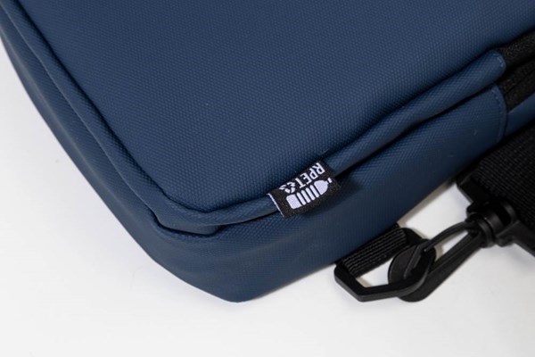 Obrázky: Nepromokavá crossbody RPET taška, modrá, Obrázek 5