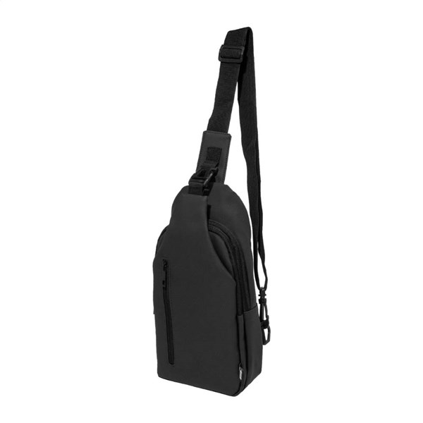 Obrázky: Nepromokavá crossbody RPET taška, černá, Obrázek 3