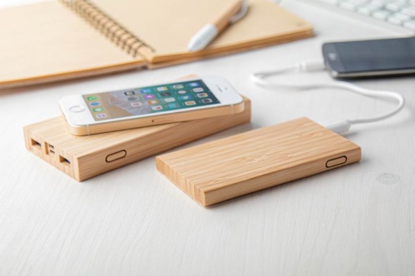 Obrázky: Bambusová powerbanka 4000 mAh, Obrázek 3