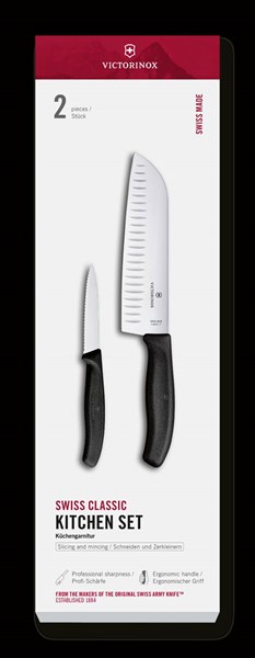Obrázky: Sada kuch.nože SANTOKU a nože na zeleninu VICTORINX