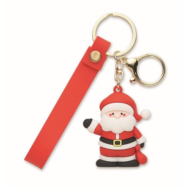Obrázky: Přívěsek Santa na klíče a tašku