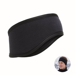 Obrázky: Tmavě modrá fleecová čelenka