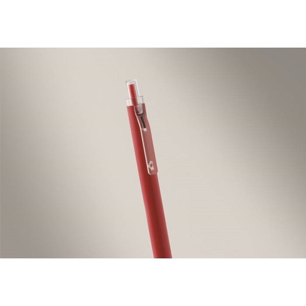 Obrázky: Červené matné kul. pero z recykl. hliníku, Obrázek 2
