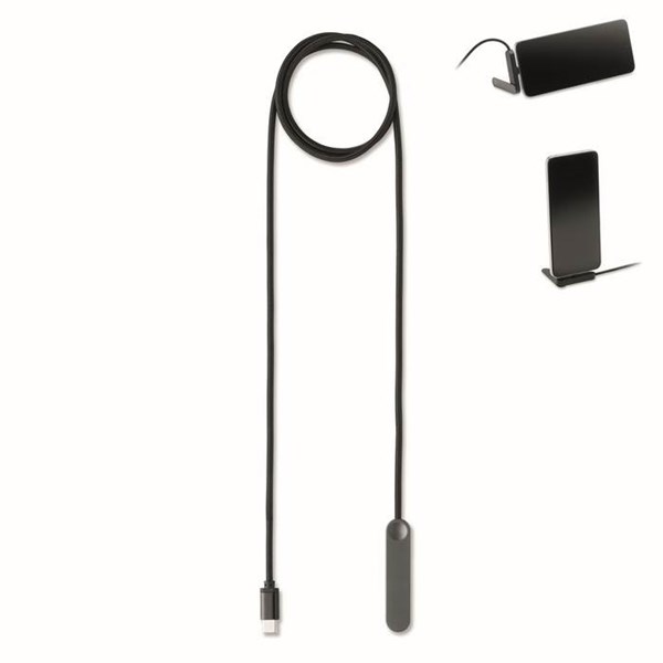 Obrázky: Nabíjecí a datový 60W kabel USB-C se stojánkem