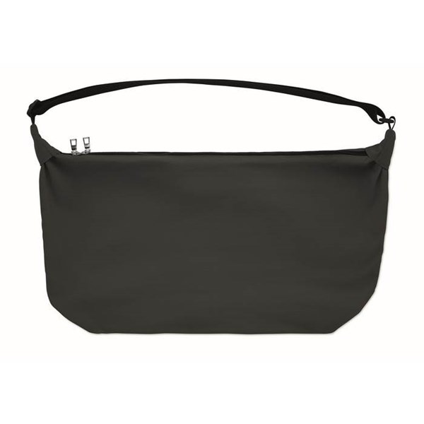 Obrázky: Černá nylonová crossbody městská taška, Obrázek 4