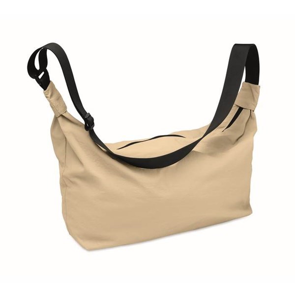 Obrázky: Khaki nylonová crossbody městská taška