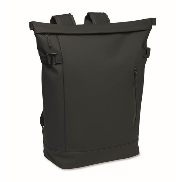 Obrázky: Černý PU batoh na kolo na notebook 20L, Obrázek 14