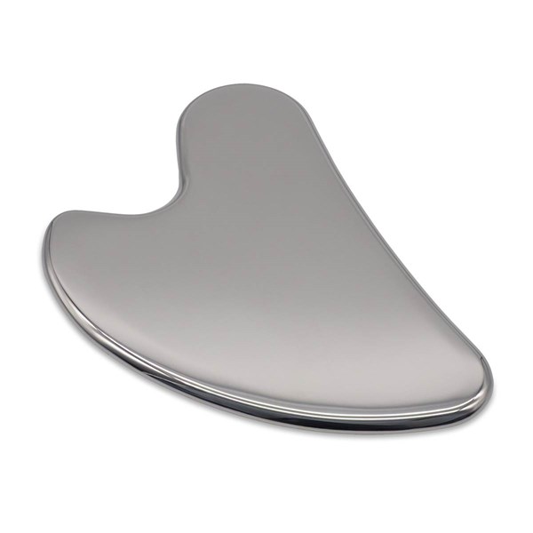 Obrázky: Masážní kámen gua sha, stříbrná, Obrázek 4