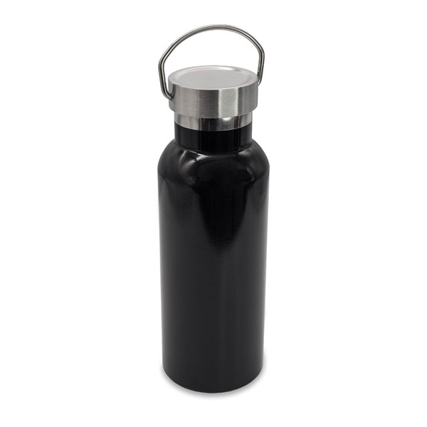 Obrázky: Dvoustěnná kovová termoska 500 ml., černá, Obrázek 2