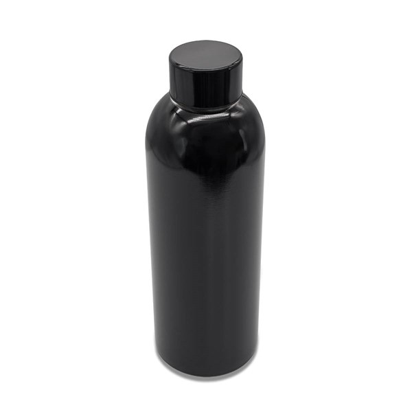Obrázky: Jednostěnná láhev z nerez. oceli 750 ml, černá, Obrázek 2