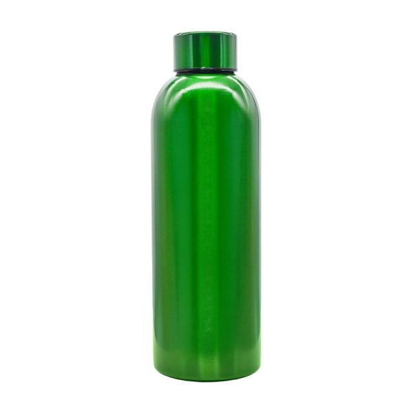 Obrázky: Jednostěnná láhev z nerez. oceli 750 ml, zelená